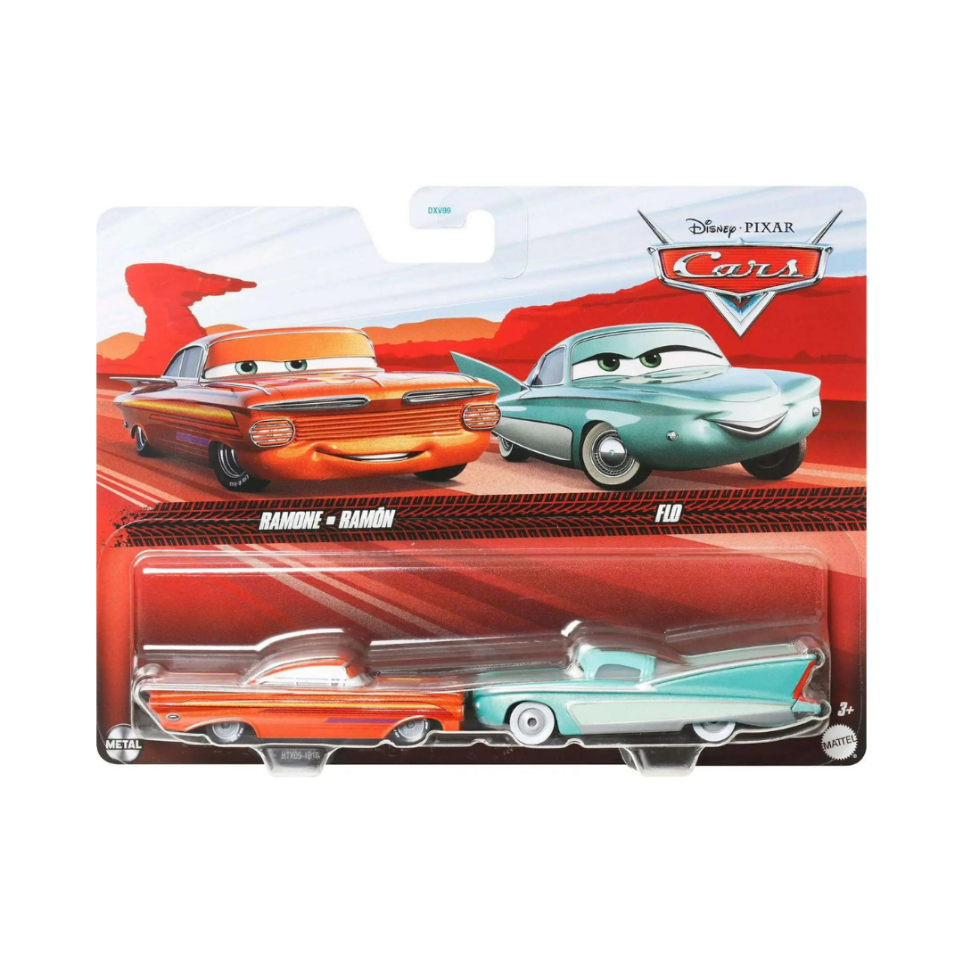 Ramon & Flo Cars Disney Pixar - Mattel Miniatura Carros