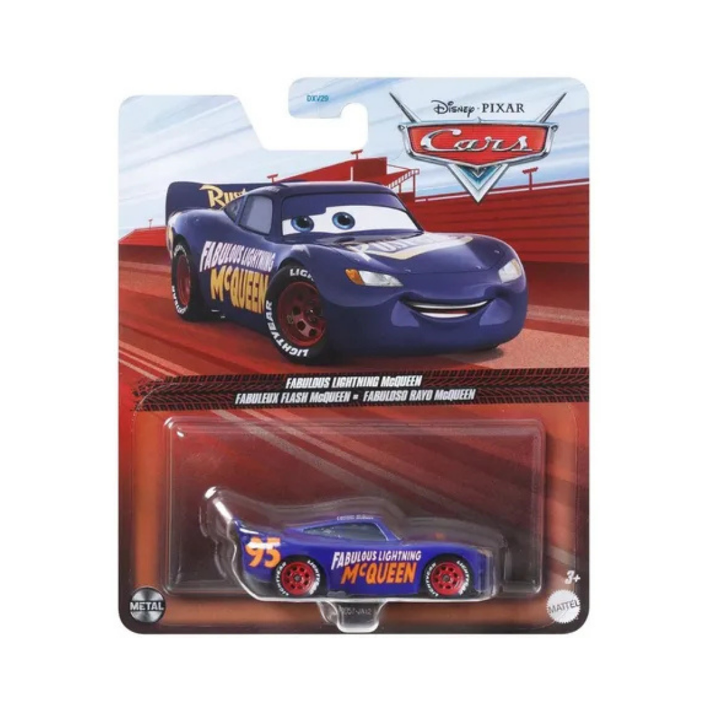 Fabuloso Relâmpago McQueen Cars Disney Pixar - Mattel Miniatura Carros