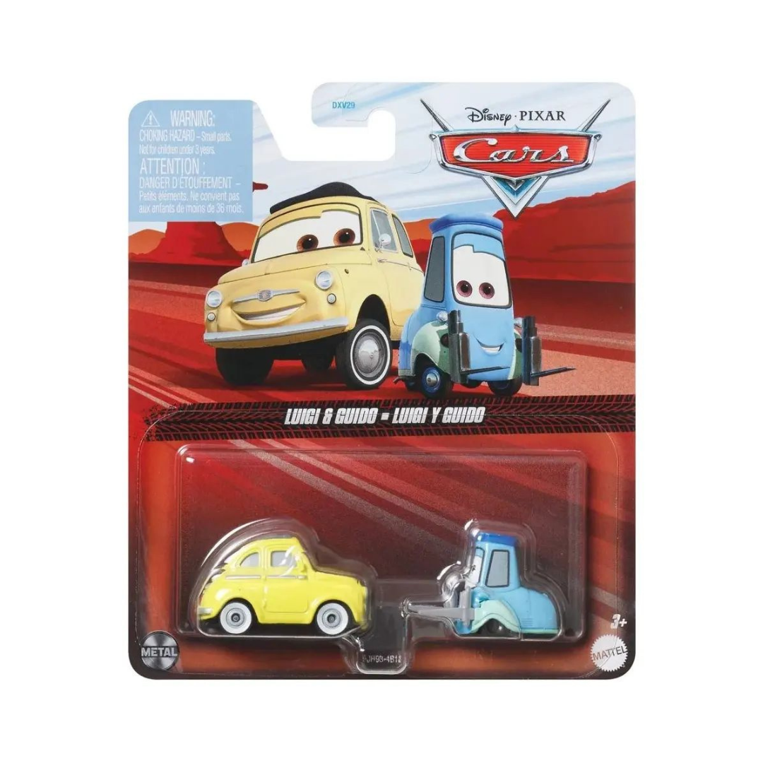 Luigi & Guido Cars Disney Pixar - Mattel Miniatura Carros