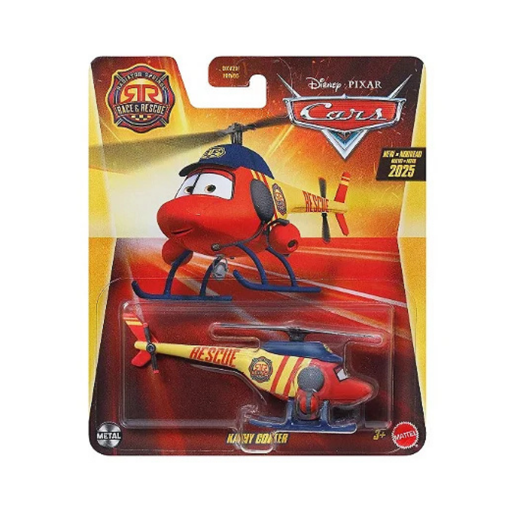 Kathy Copter - Race & Rescue Cars Disney Pixar - Mattel Miniatura Carros