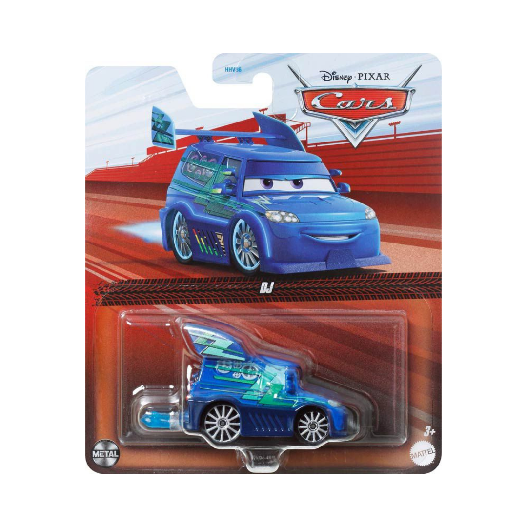 DJ Com Flames Cars Disney Pixar - Mattel Miniatura Carros