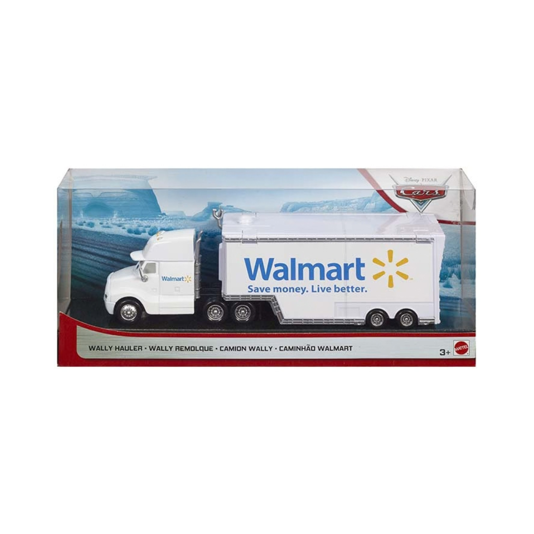 Caminhão Wally Hauler Walmart Cars Disney Pixar - Mattel Miniatura Carros