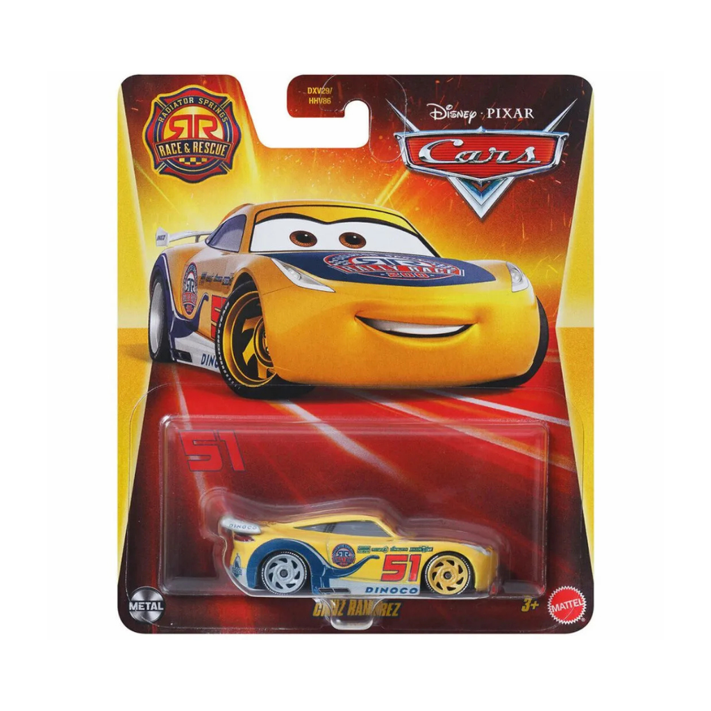 Cruz Ramírez - Race & Rescue Cars Disney Pixar - Mattel Miniatura Carros