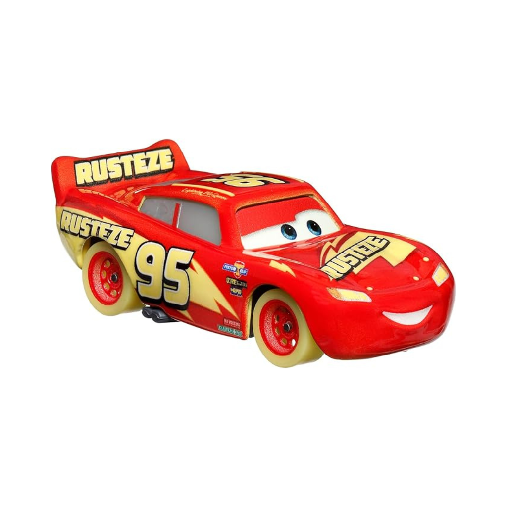 Relâmpago McQueen Glow Racers Cars Disney Pixar - Mattel Miniatura Carros