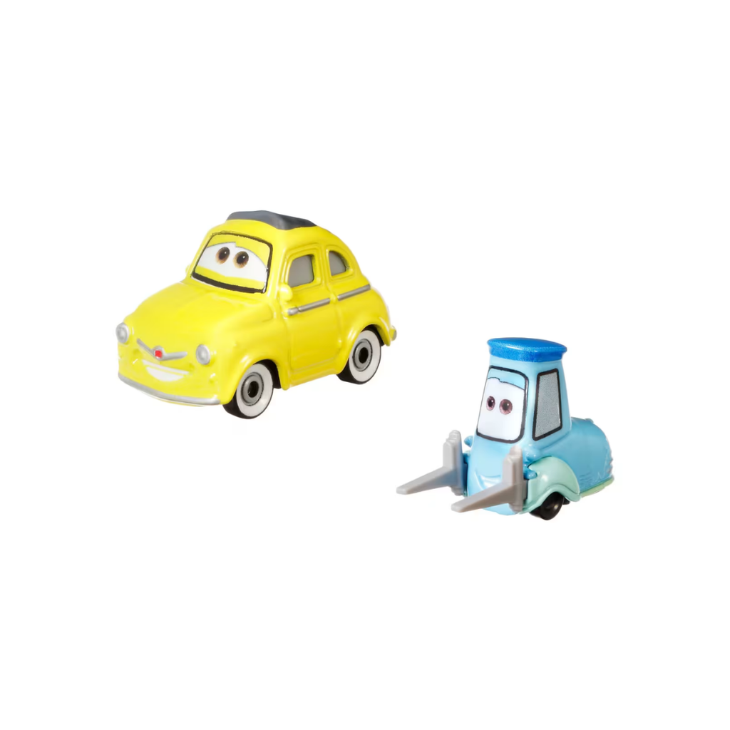 Luigi & Guido Cars Disney Pixar - Mattel Miniatura Carros