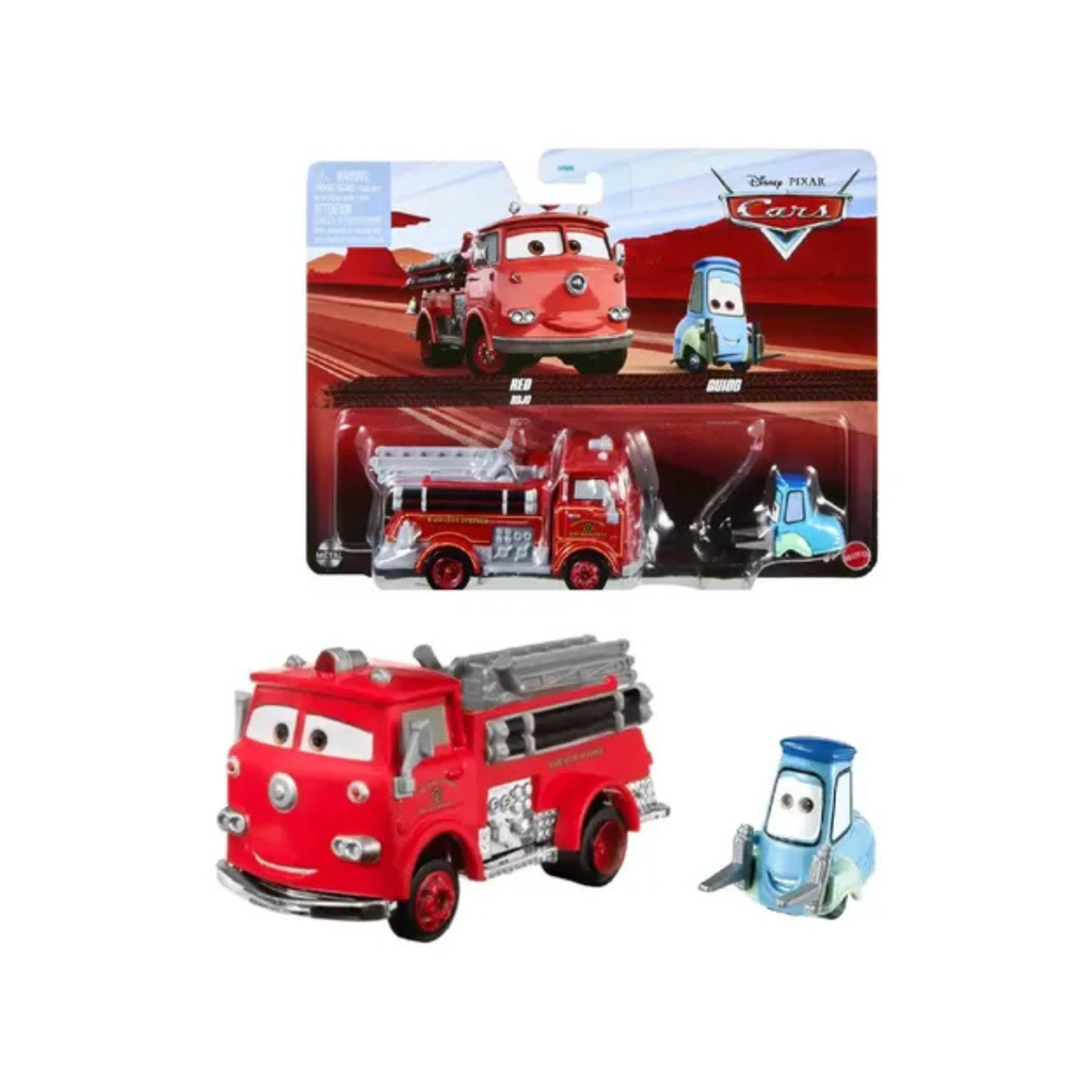 Red & Guido Cars Disney Pixar - Mattel Miniatura Carros