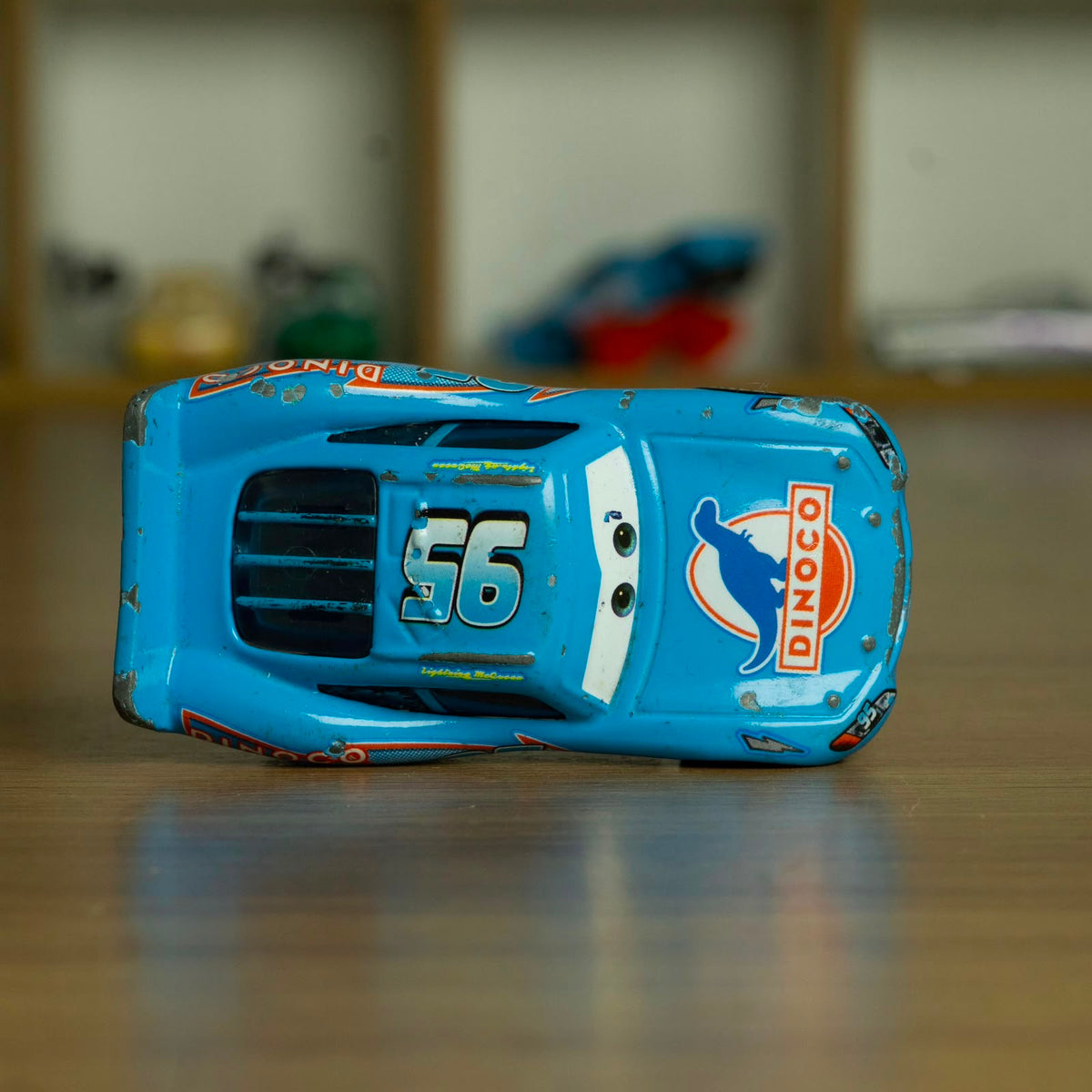 Lightning Mcqueen Dinoco (Loose) Cars disney pixar - Mattel Miniatura Carros