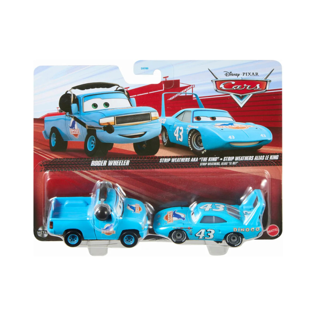 Roger Wheeler & O "King" Cars Disney Pixar - Mattel Miniatura Carros