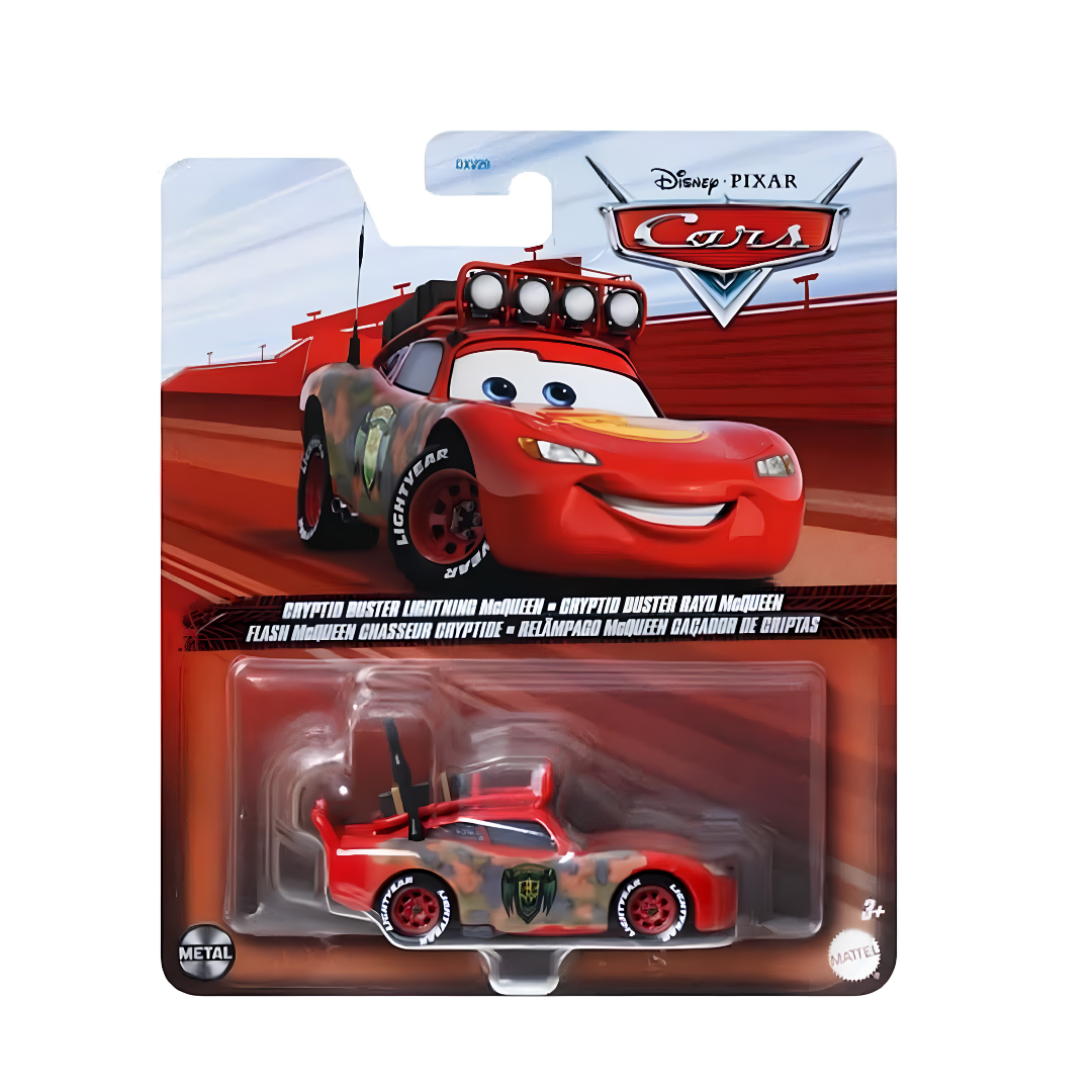 Relâmpago Mcqueen Caçador de Criptas Cars Disney Pixar - Mattel Miniatura Carros