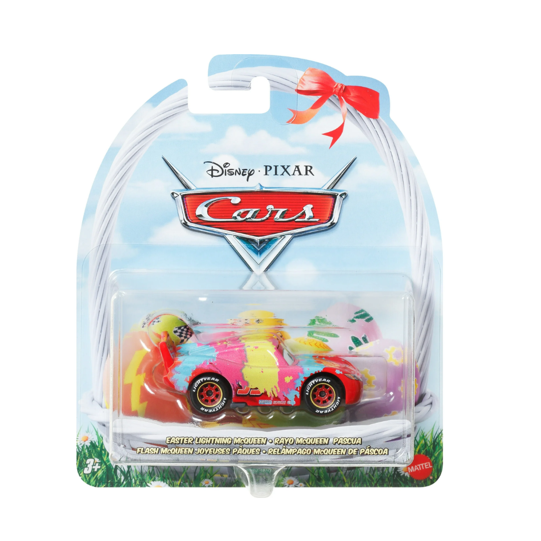 Relâmpago McQueen Páscoa Cars Disney Pixar - Mattel Miniatura Carros