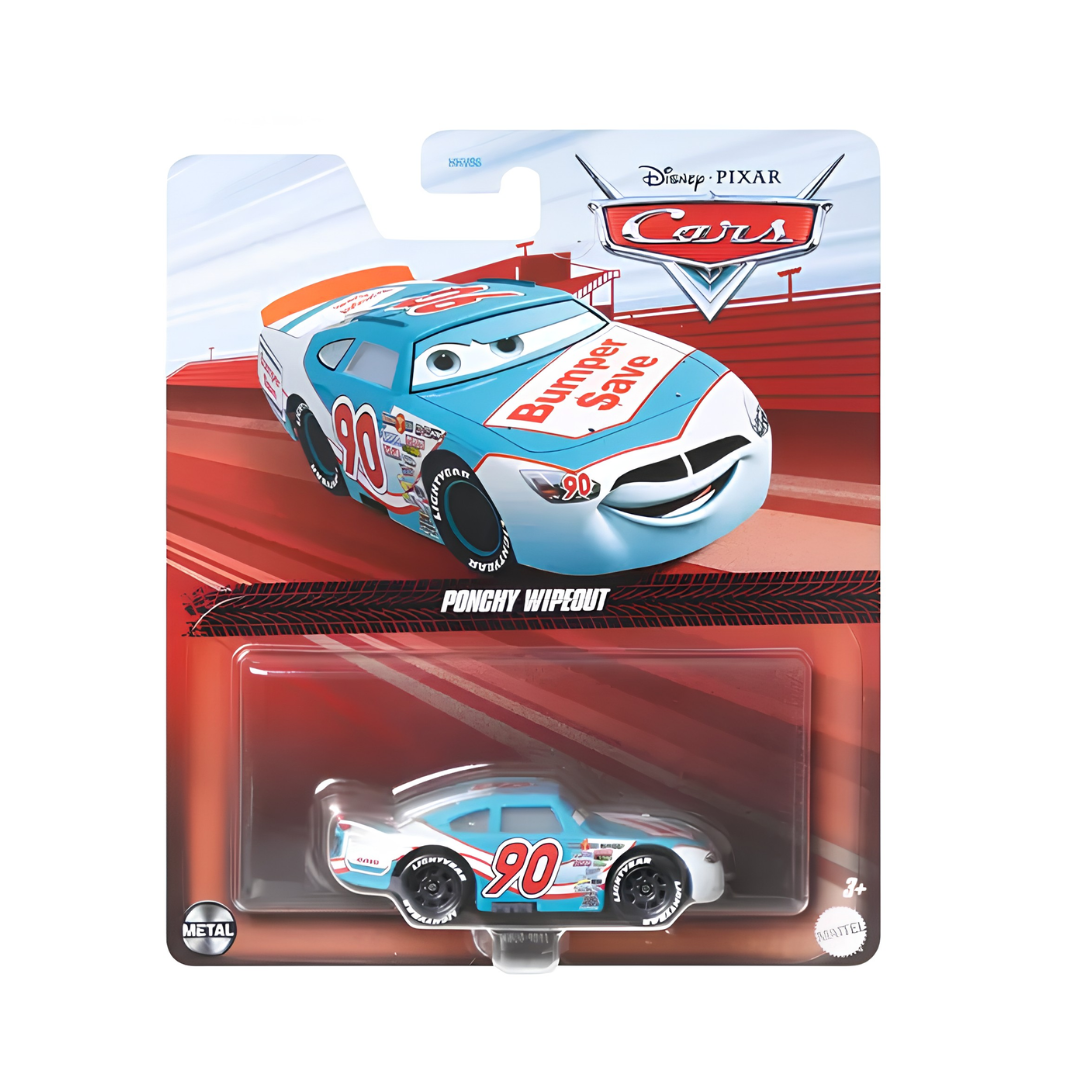 Ponchy Wipeout Cars Disney Pixar - Mattel Miniatura Carros