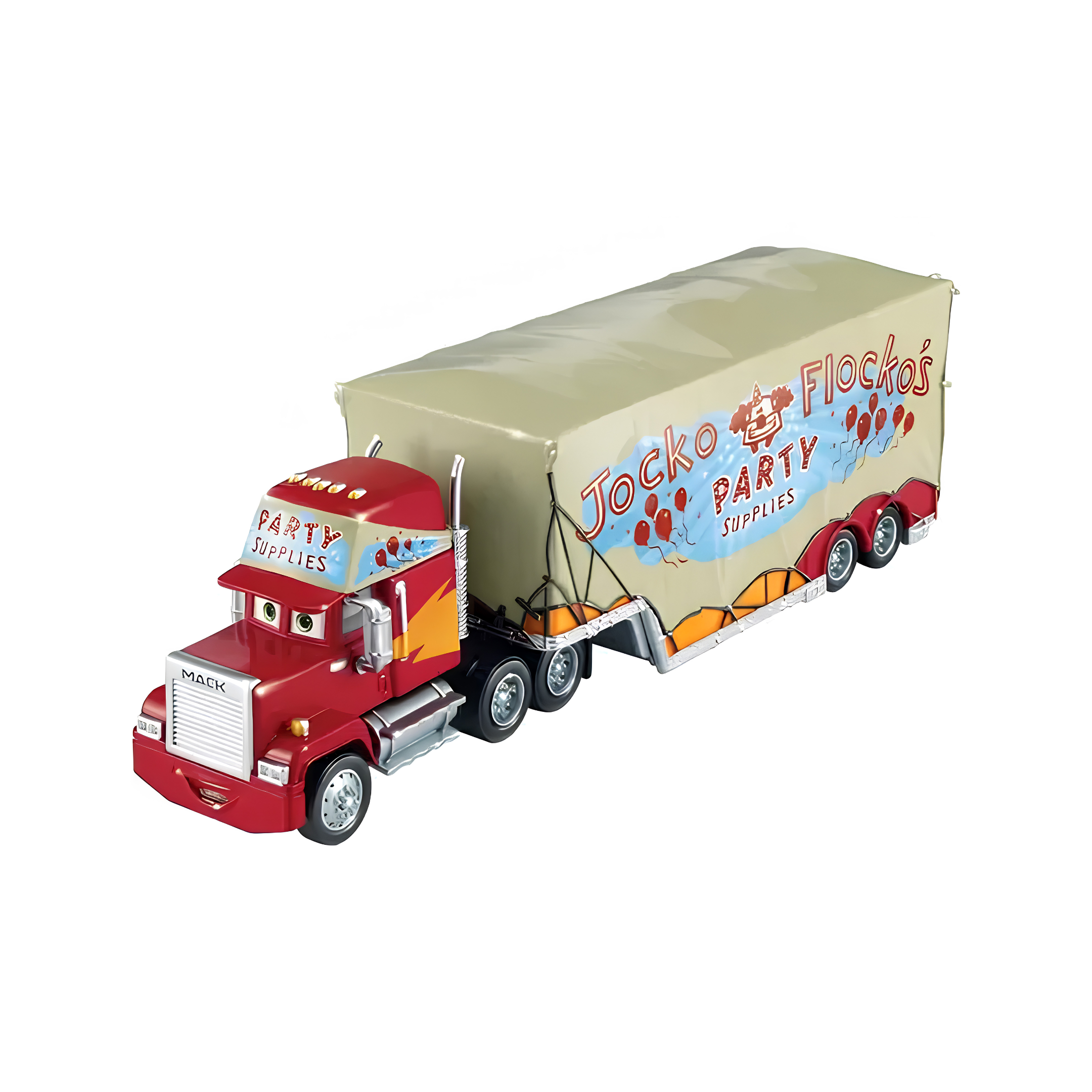 Loose Mack Jocko Flocko's Cars Disney Pixar - Mattel Miniatura Carros