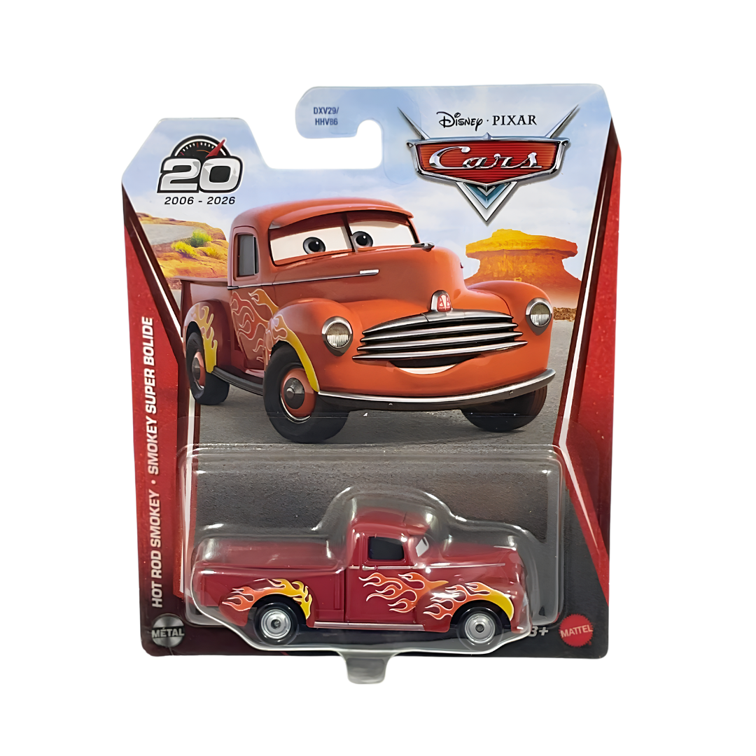 Smokey super Bolide edição 20 anos Cars Disney Pixar - Mattel Miniatura Carros