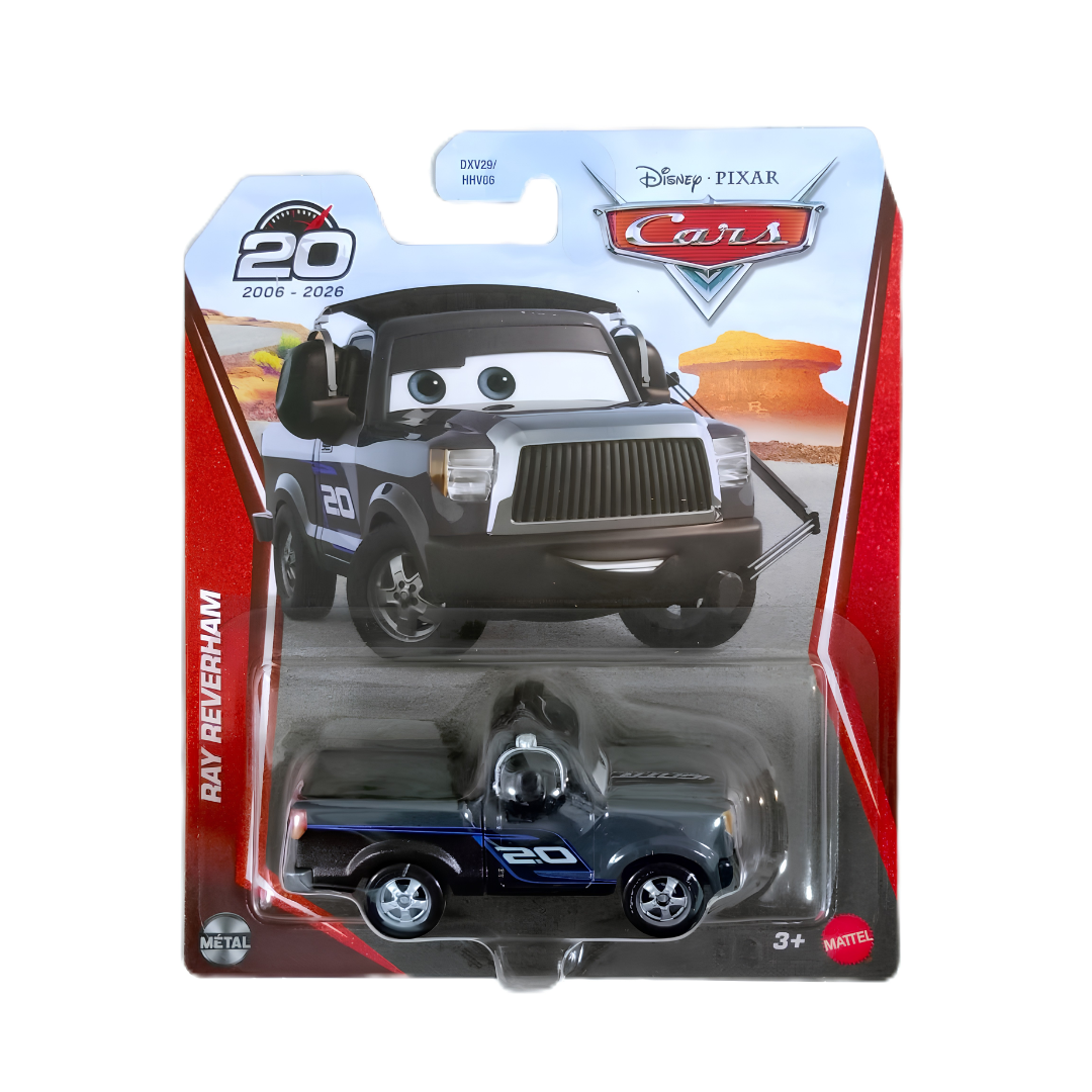 Ray Reverham edição 20 anos Cars Disney Pixar - Mattel Miniatura Carros