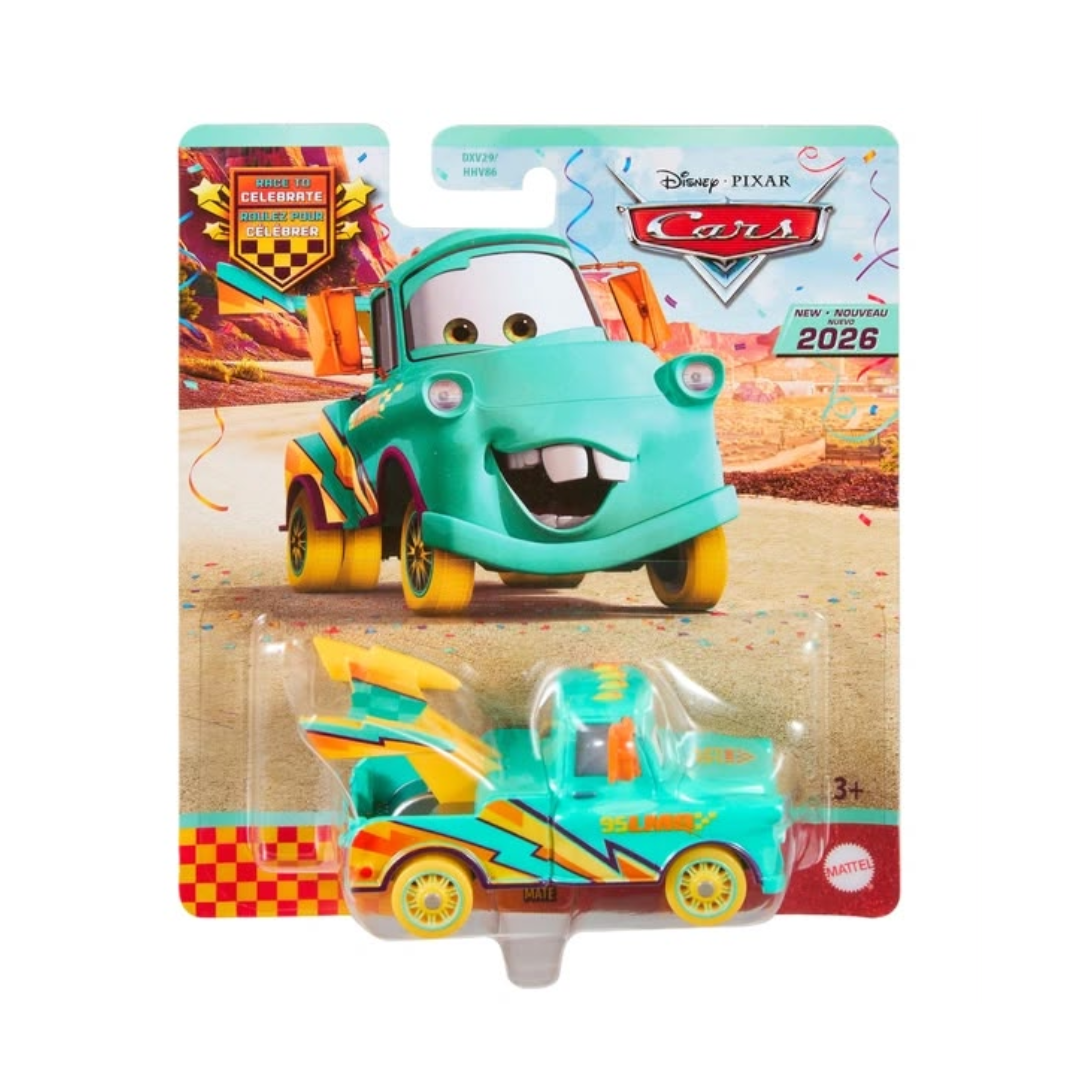 Mate Race to Celebrate Cars Disney Pixar - Mattel Miniatura Carros