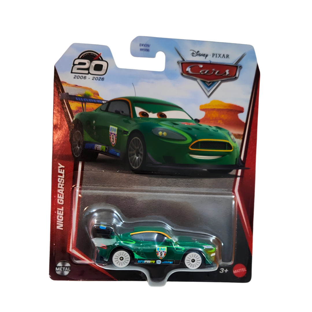 Nigel Gearsley Edição 20 anos Cars Disney Pixar - Mattel Miniatura Carros