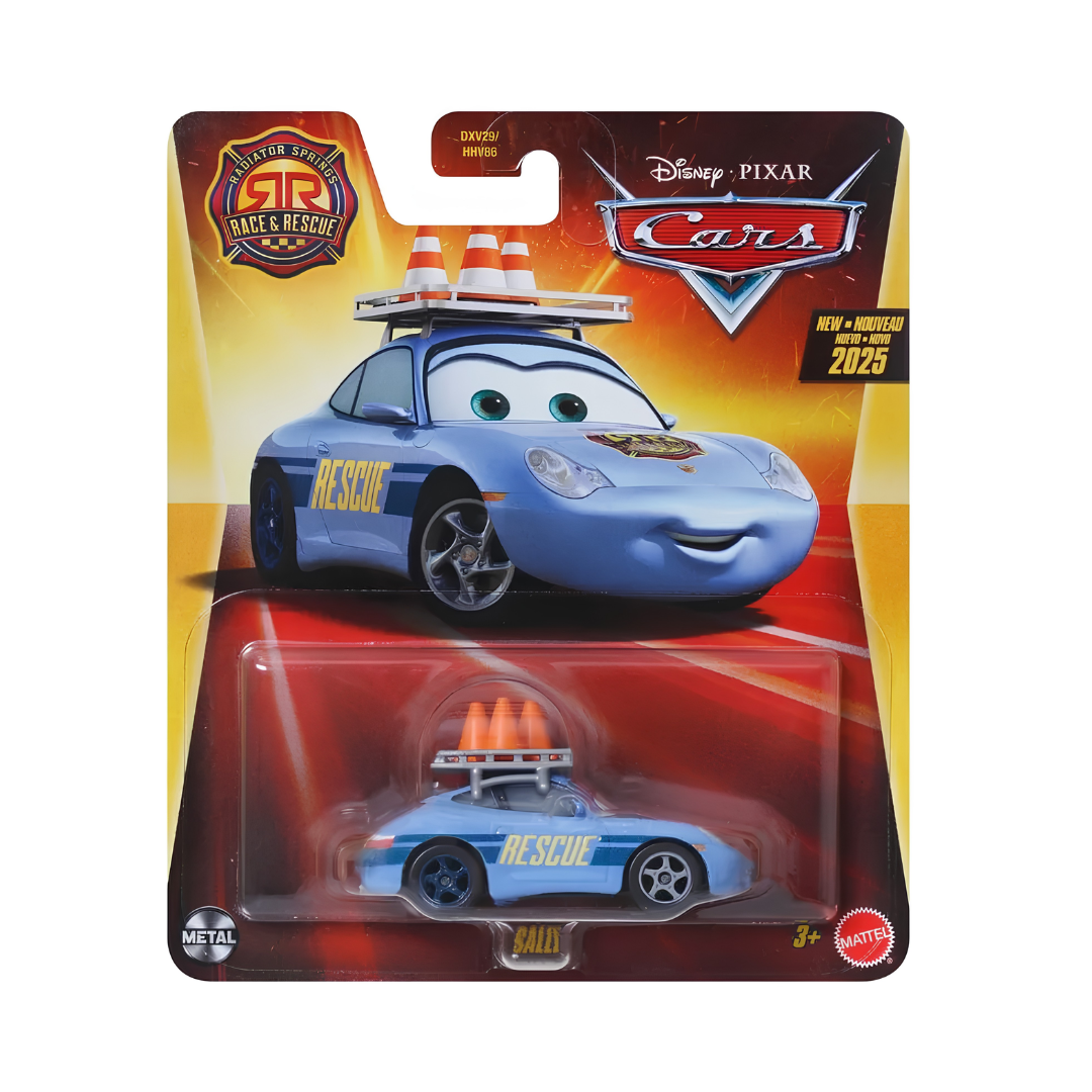 Sally Race & Rescue Cars Disney Pixar - Mattel Miniatura Carros