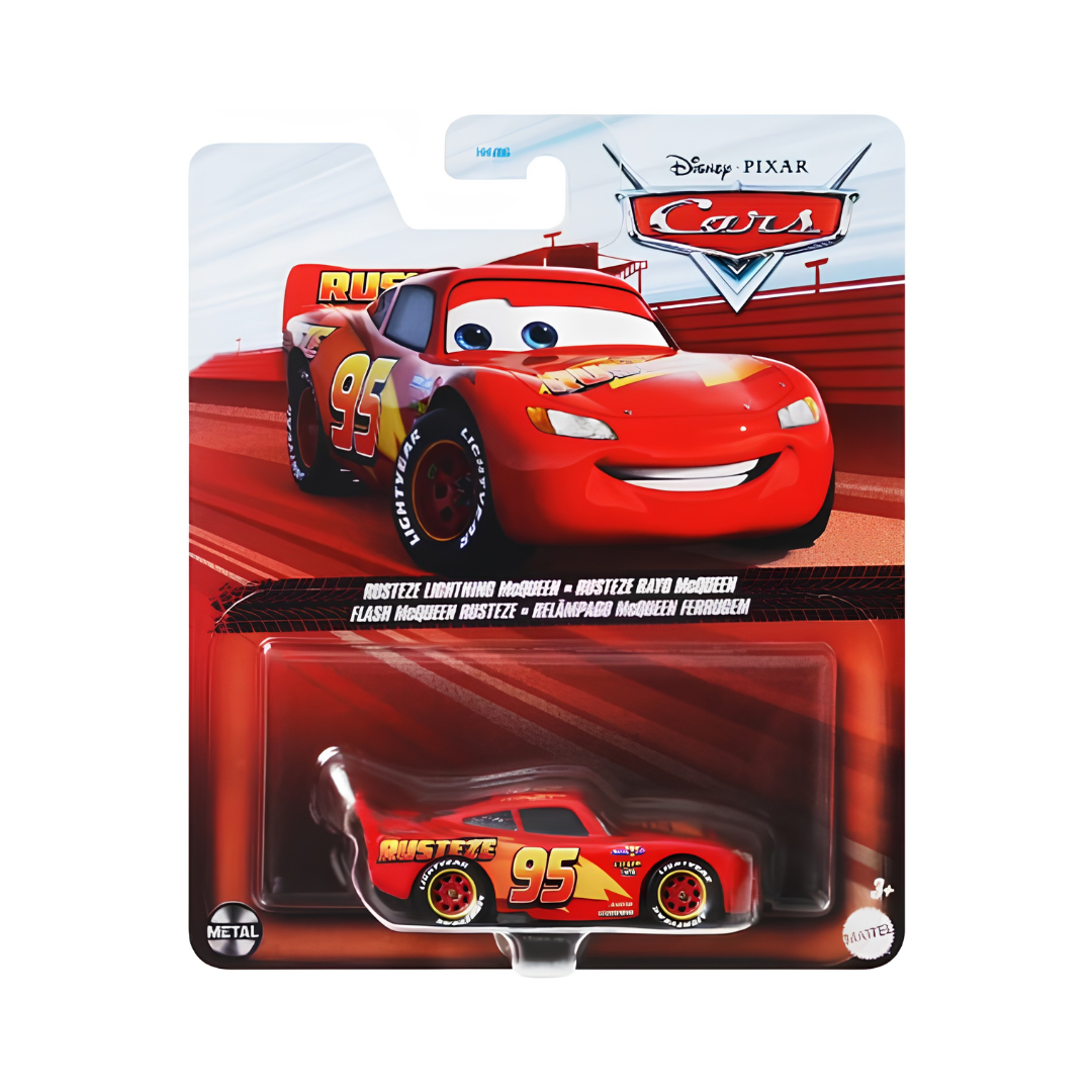 Relâmpago McQueen Ferrugem Cars Disney Pixar - Mattel Miniatura Carros