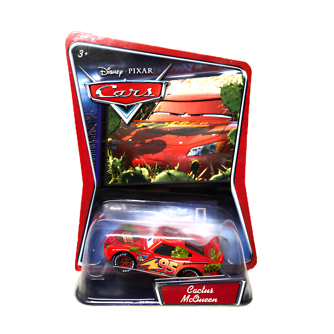 Cactus McQueen Cars Disney Pixar - Mattel Miniatura Carros