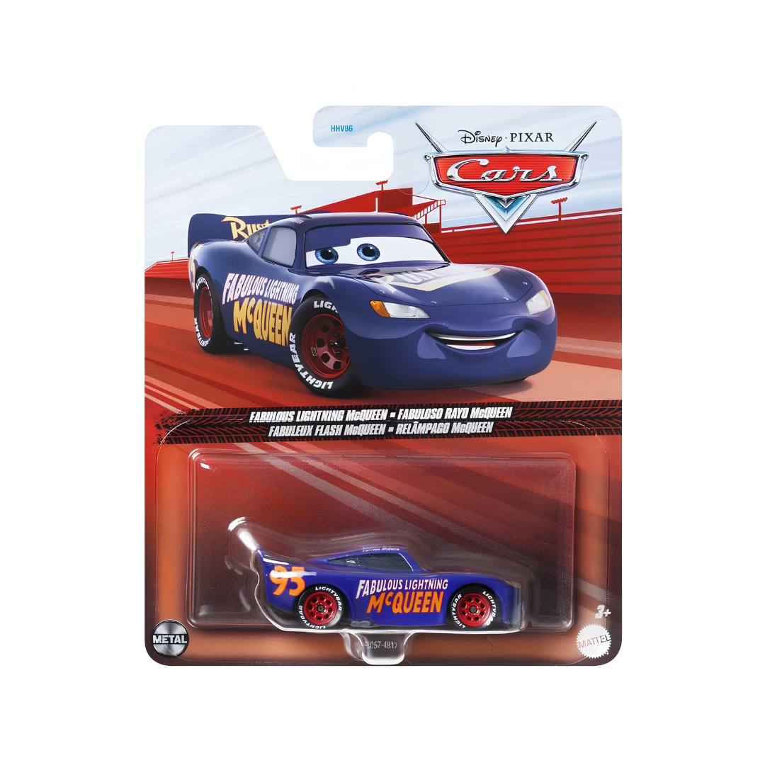 Relâmpago McQueen Fabuloso Cars Disney Pixar - Mattel Miniatura Carros