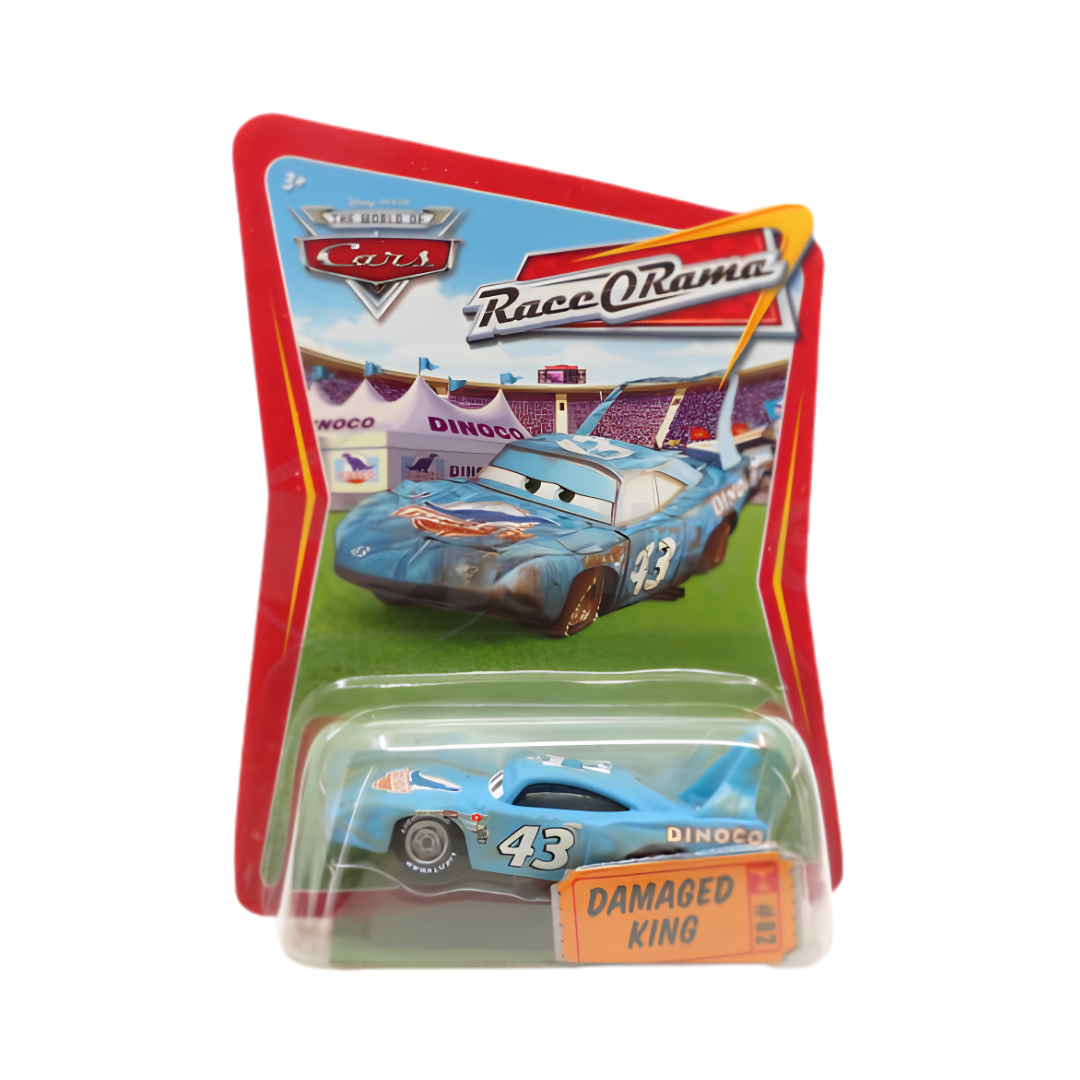 Damaged King Cars Disney Pixar - Mattel Miniatura Carros