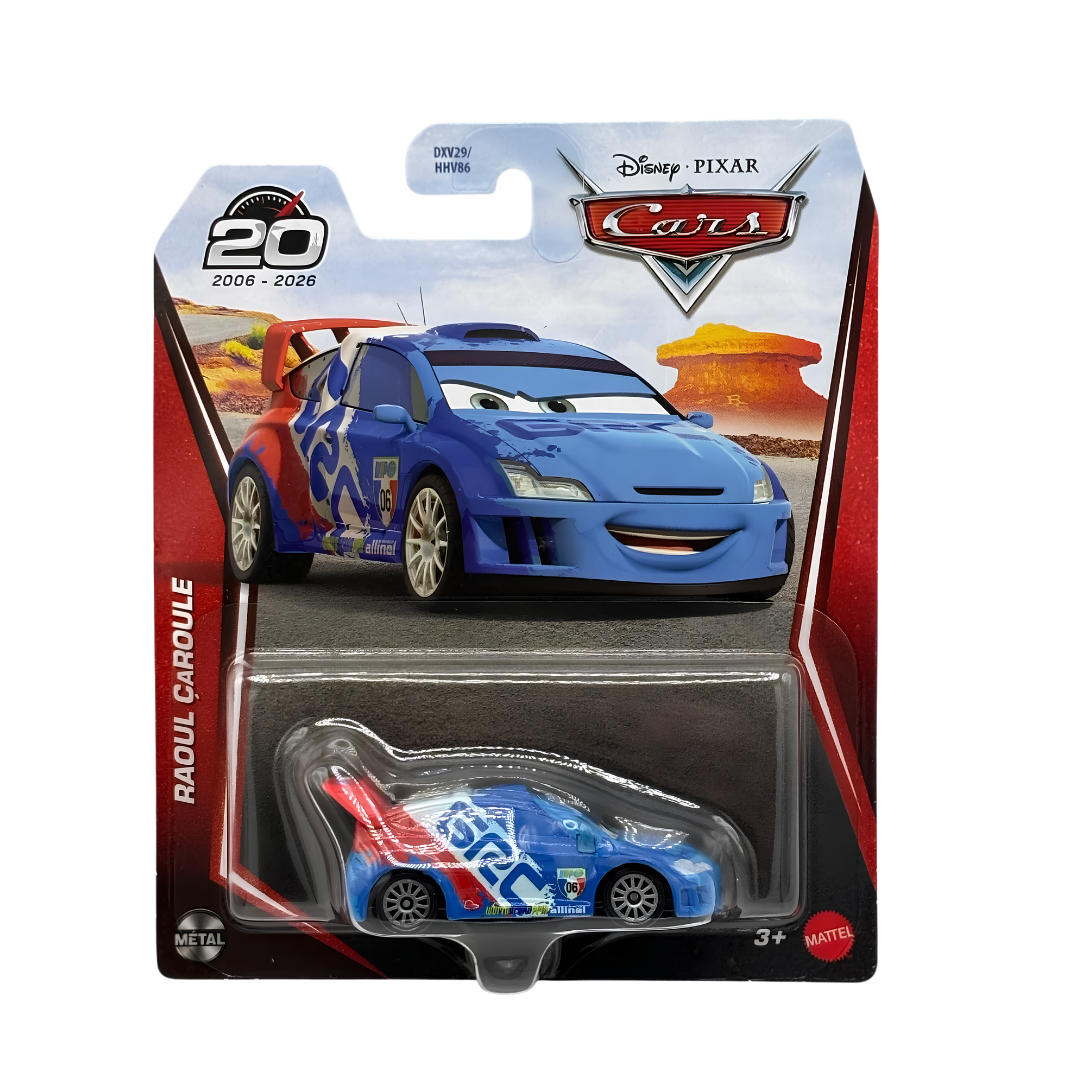 Raoul Çaroule Edição de 20 anos Cars Disney Pixar - Mattel Miniatura Carros