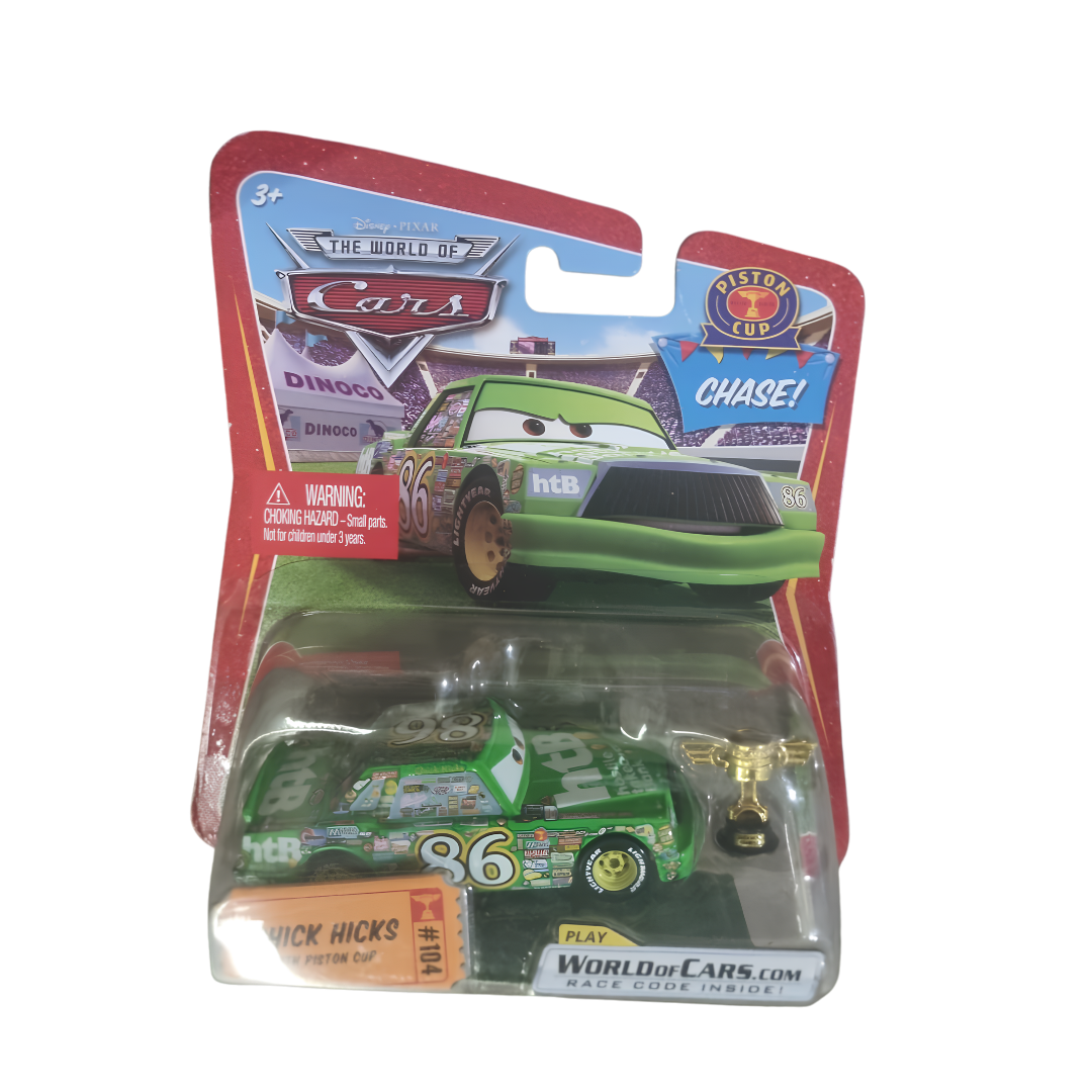 Chick Hicks Piston Cup Cars Disney Pixar - Mattel Miniatura Carros