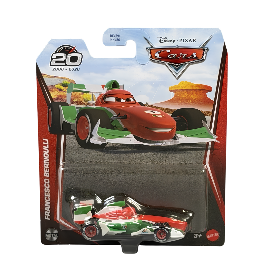 Francesco Bernoulli Edição 20 anos Cars Disney Pixar - Mattel Miniatura Carros
