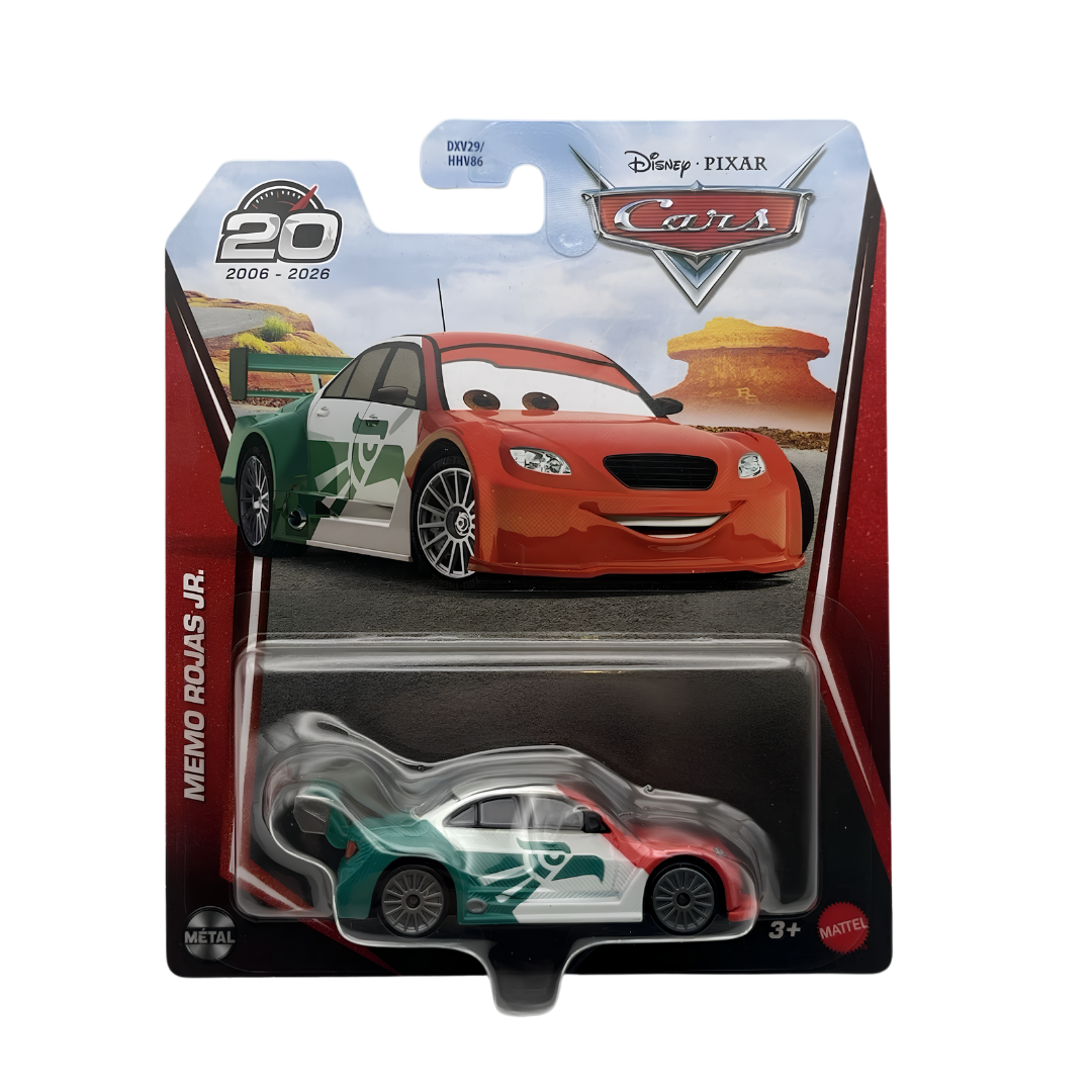 Memo Rojas Jr Cars Disney Pixar Edição 20 anos - Mattel Miniatura Carros