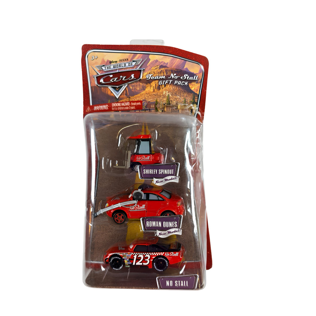 Equipe No Stall Cars Disney Pixar - Mattel Miniatura Carros