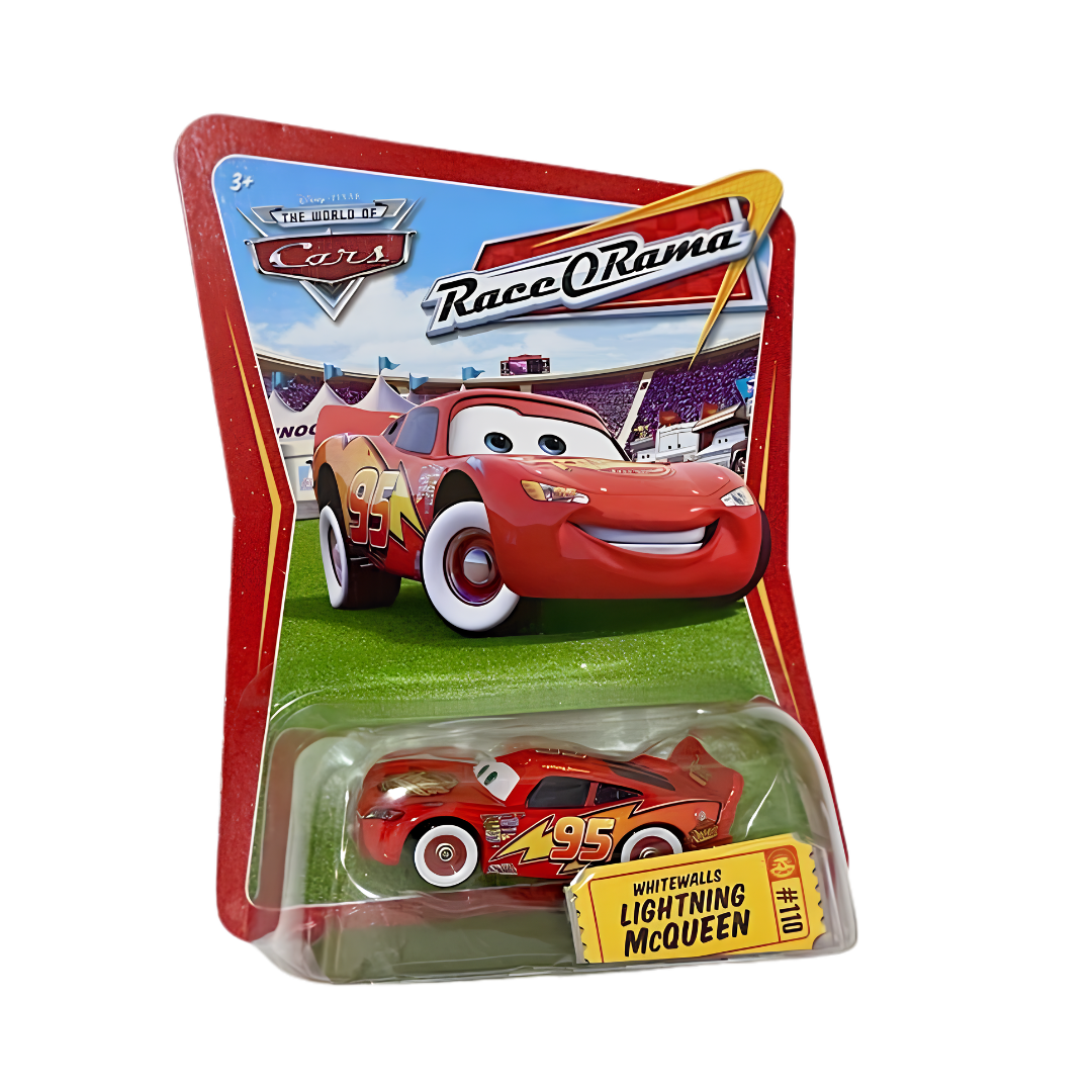 Relâmpago McQueen Pneus Especiais Race O´Rama Cars Disney Pixar - Mattel Miniatura Carros