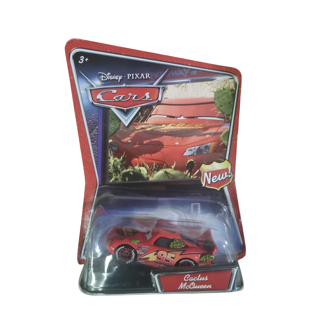 Cactus McQueen Cars Disney Pixar - Mattel Miniatura Carros