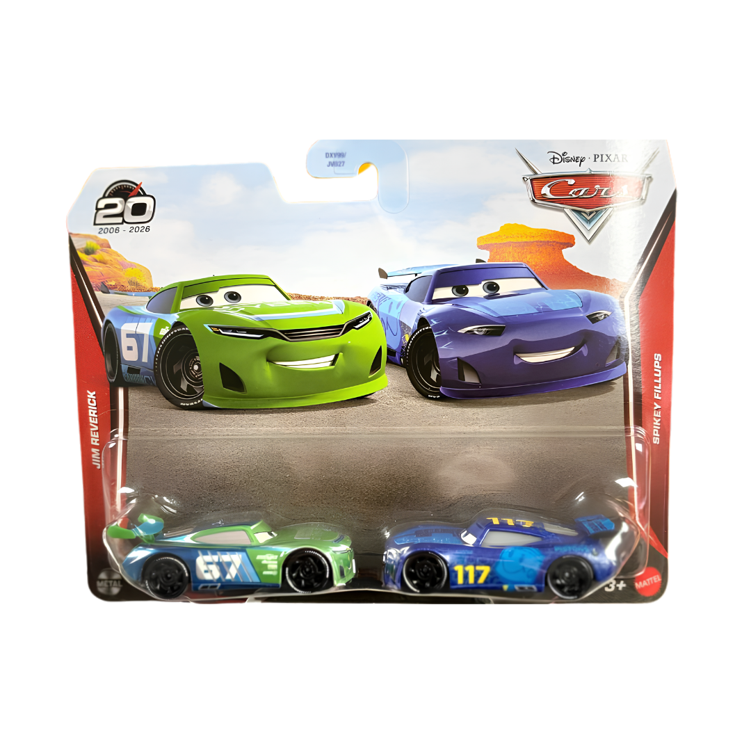 Noah Gocek & Spikey Fillups edição 20 anos Cars Disney Pixar - Mattel Miniatura Carros